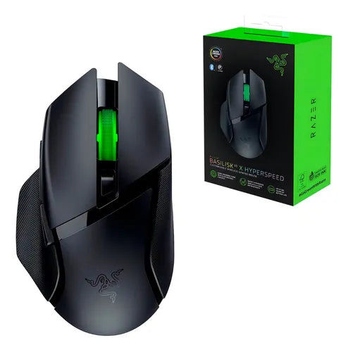 Mouse Gamer Razer Basilisk V3 X HyperSpeed Inalámbrico | 18K DPI | Ergonómico RGB