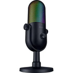 MICRÓFONO RAZER SEIREN V3 CHROMA NEGRO – USB | RGB Reactivo | Tap-to-Mute