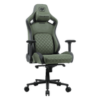SILLA COUGAR DEFENSOR S ARMY GREEN F – Ergonómica | Reclinable 155° | Diseño Premium