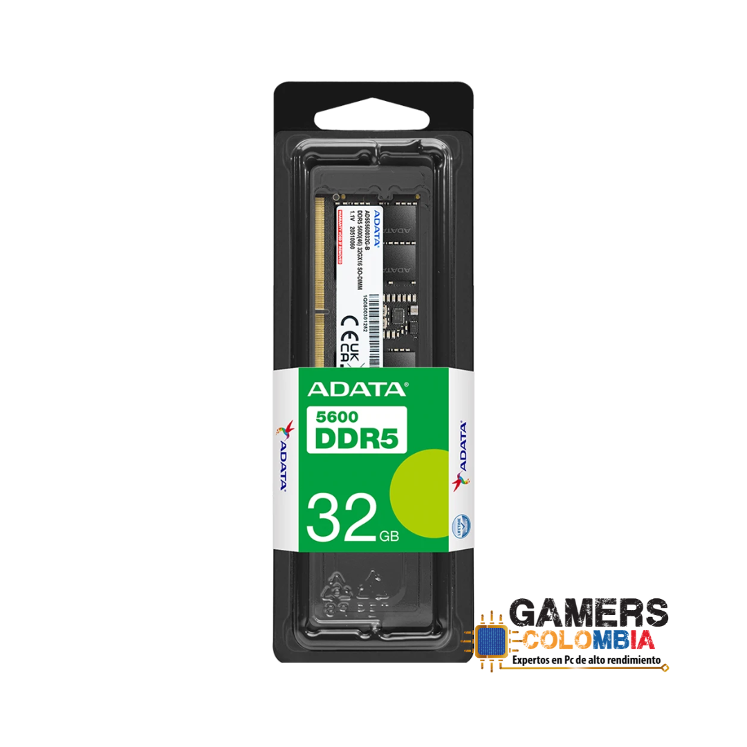MEMORIA ADATA 32GB DDR5 5600MHz PARA PORTÁTIL