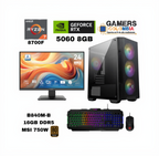 PC Gamer con GeForce RTX 5060 | Ryzen 7 8700F  | 16GB DDR5 | 500GB NVMe | Monitor 144Hz