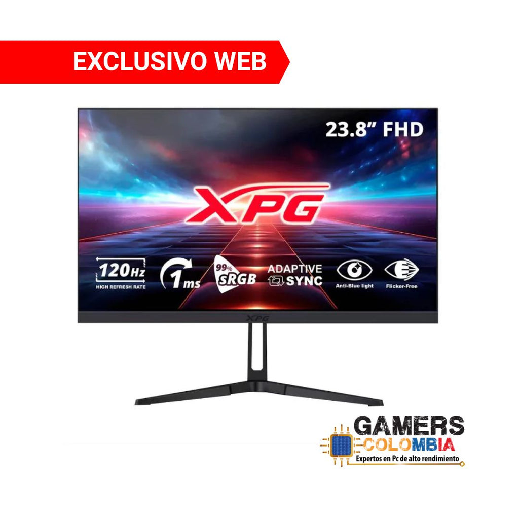 MONITOR XPG 24” FHD IPS 120Hz – Panel IPS | 120Hz | 24” Full HD