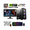 PC Gamer con GeForce RTX 5060TI 16GB | Ryzen 7 8700F  | 16GB DDR5 | 500GB NVMe | Monitor 144Hz