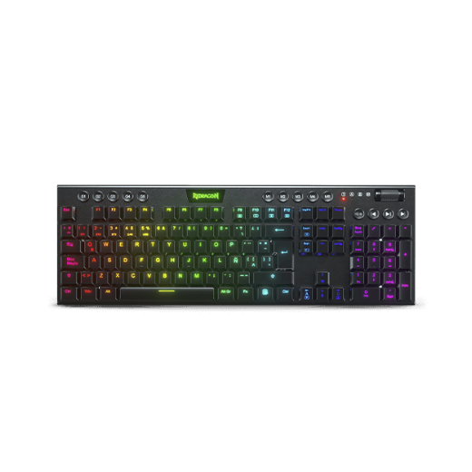 TECLADO MECANICO REDRAGON HORUS K619 - Alámbrico | RGB | Compacto para Gaming