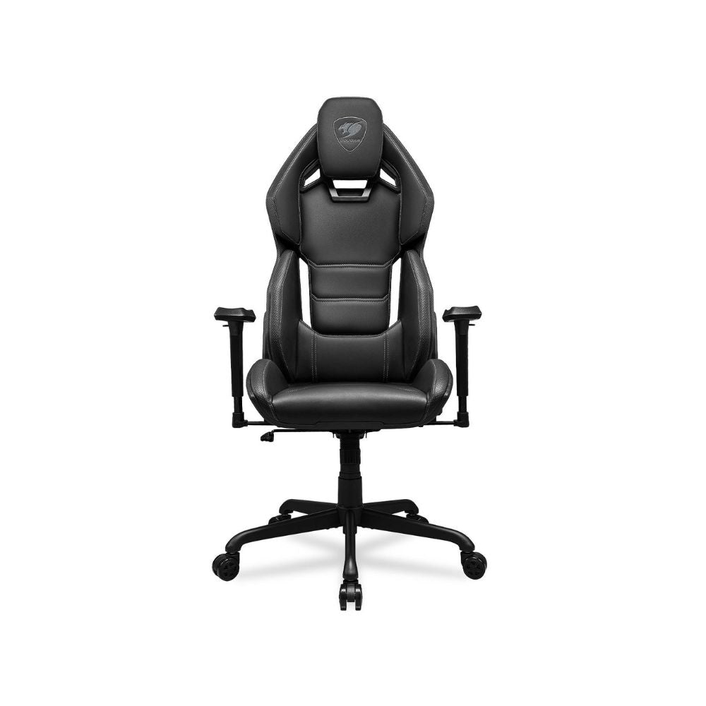 SILLA COUGAR HOTROD NEGRA – Ergonómica | Reclinable 150° | Diseño Racing Premium