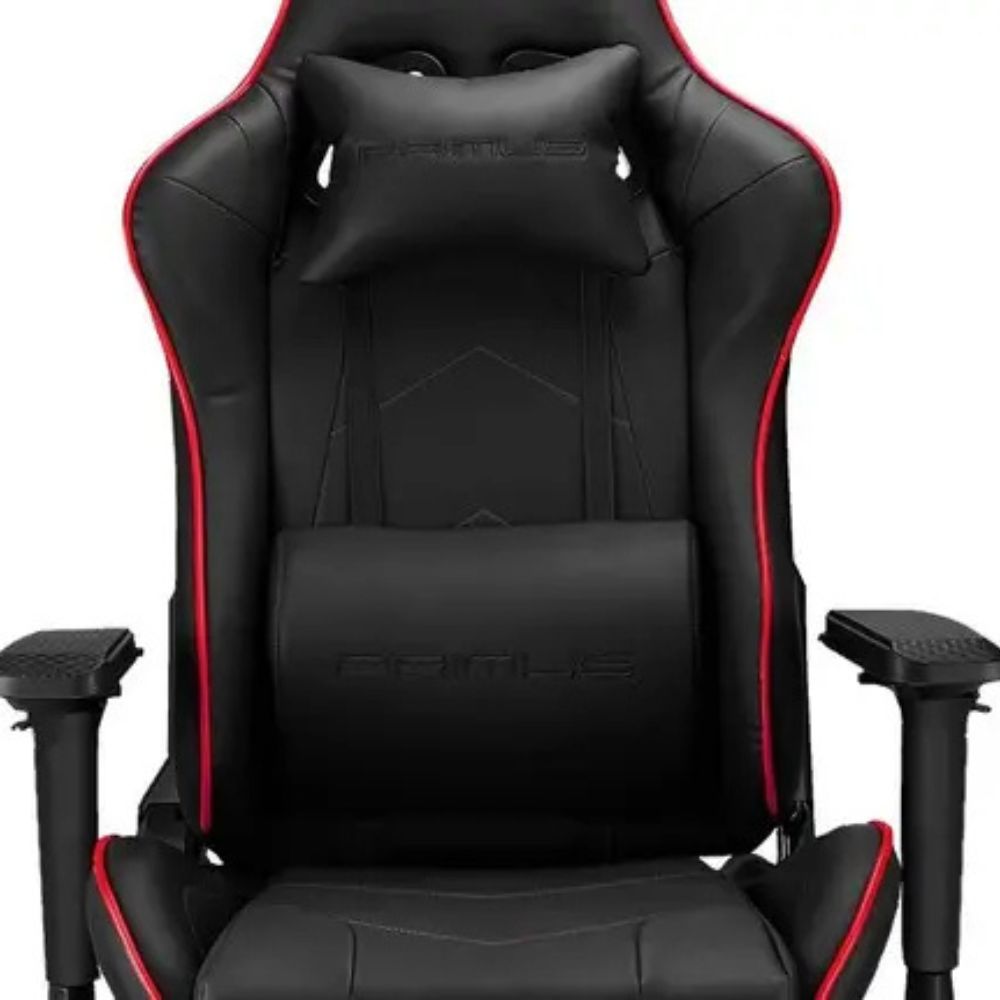 SILLA PRIMUS THRONOS 200S NEGRA/ROJA – Ergonómica | Reclinable 135° | Reposabrazos 4D