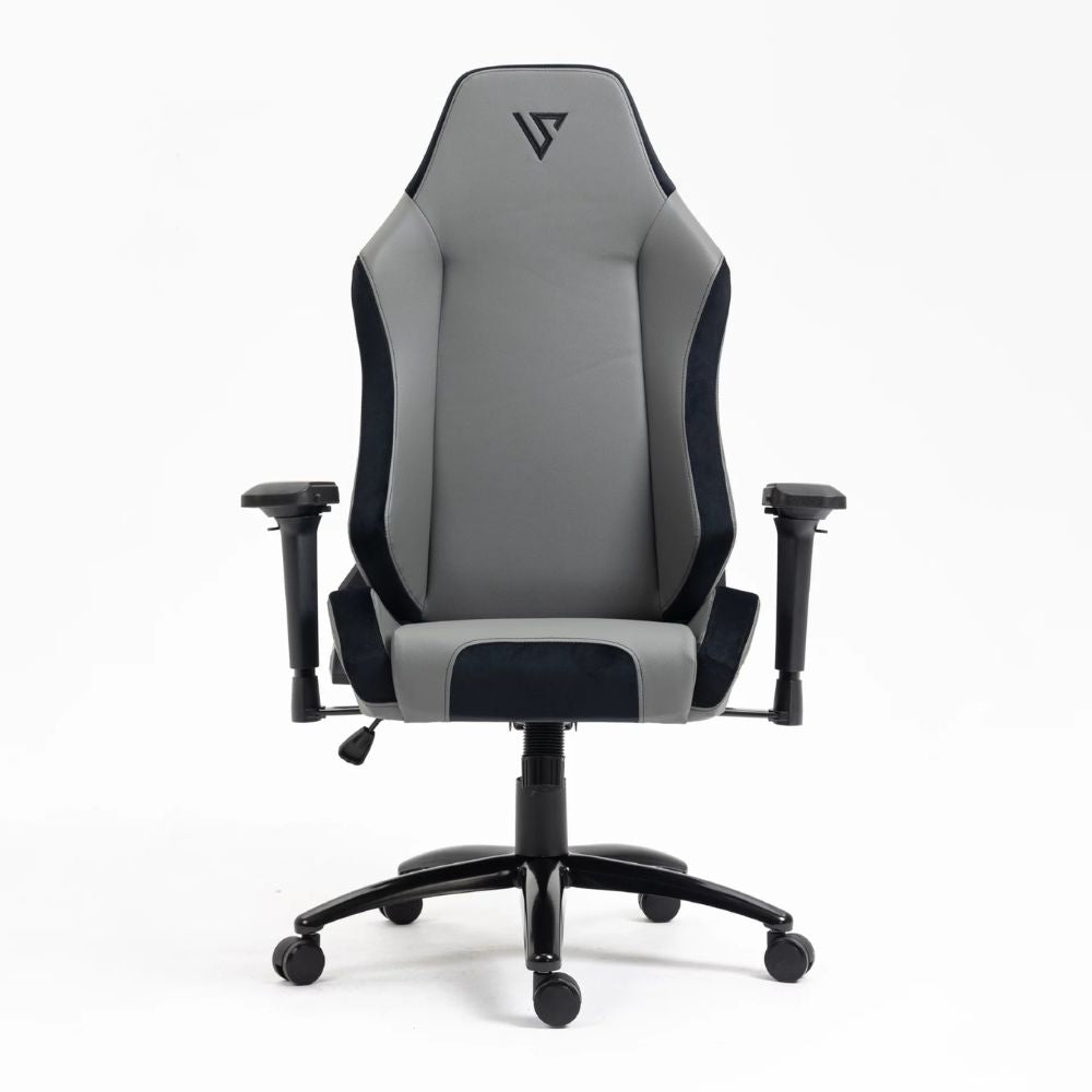 SILLA VERSUS V40 GRIS – Ergonómica | Reclinable 180° | Reposabrazos 4D