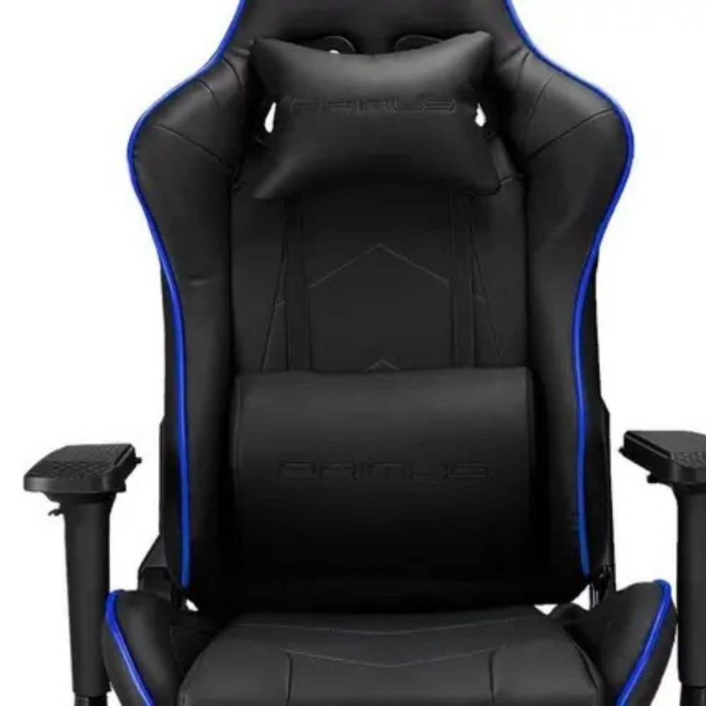 SILLA PRIMUS THRONOS 200S NEGRA/AZUL – Ergonómica | Reclinable 135° | Reposabrazos 4D