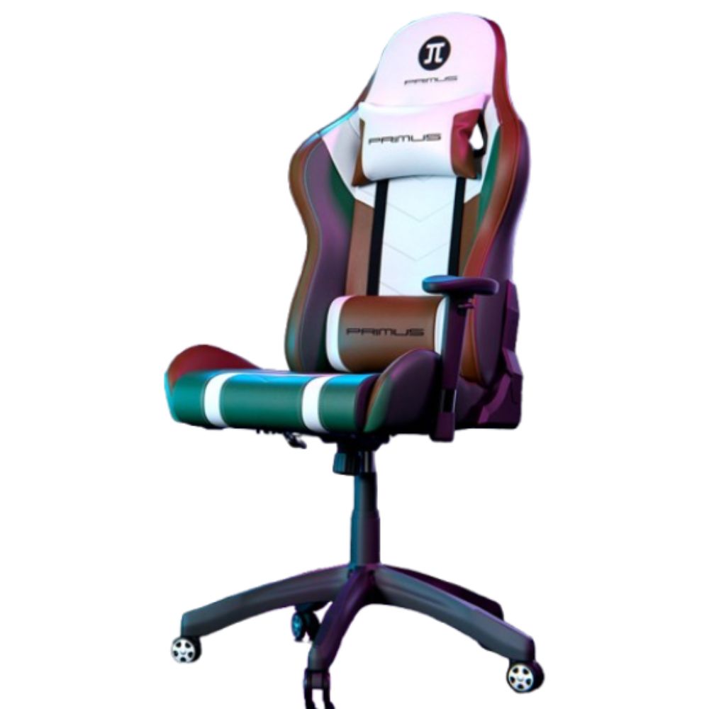 SILLA PRIMUS PCH-103GB GREEN/BROWN – Ergonómica | Reclinable 135° | Reposabrazos Ajustables