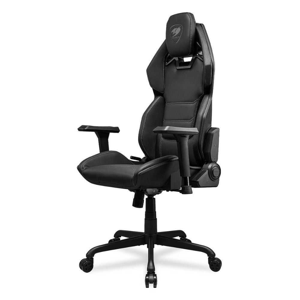 SILLA COUGAR HOTROD NEGRA – Ergonómica | Reclinable 150° | Diseño Racing Premium