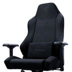 SILLA VERSUS V40 NEGRA TELA – Ergonómica | Reclinable 180° | Reposabrazos 4D