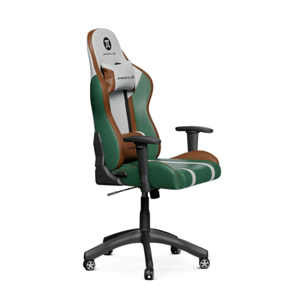 SILLA PRIMUS PCH-103GB GREEN/BROWN – Ergonómica | Reclinable 135° | Reposabrazos Ajustables