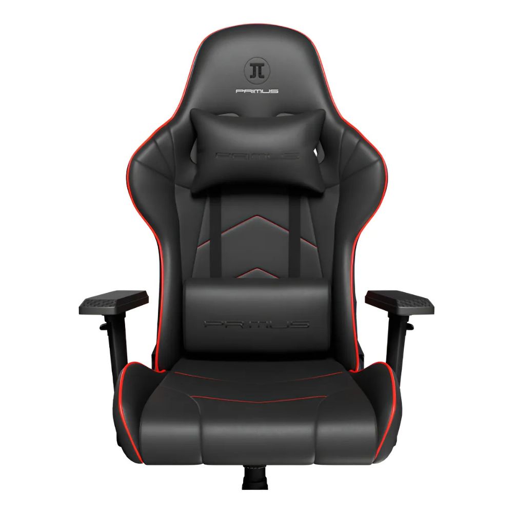 SILLA PRIMUS THRONOS 200S NEGRA/ROJA – Ergonómica | Reclinable 135° | Reposabrazos 4D