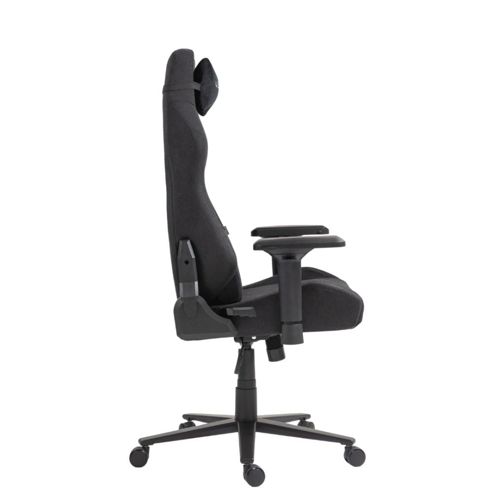 SILLA VERSUS V40 NEGRA TELA – Ergonómica | Reclinable 180° | Reposabrazos 4D