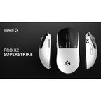 MOUSE Mouse Logitech Pro X2 Superstrike | Inalámbrico LIGHTSPEED | Sensor HERO 2 | Tecnología SUPERSTRIKE
