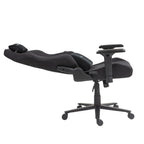 SILLA VERSUS V40 NEGRA TELA – Ergonómica | Reclinable 180° | Reposabrazos 4D