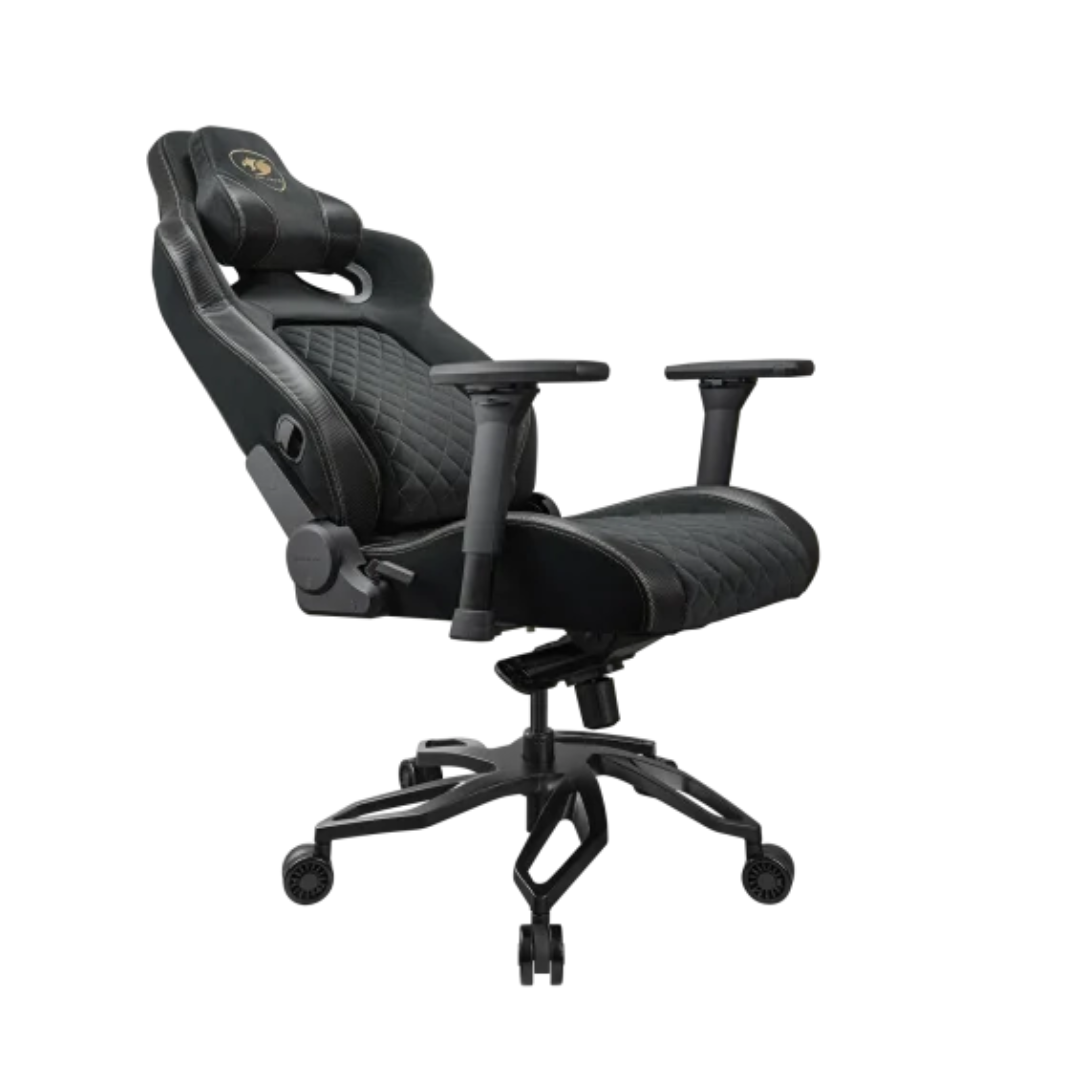 SILLA COUGAR TITAN PRO V2 GOLD F – Ergonómica | Reclinable 170° | Tela Premium