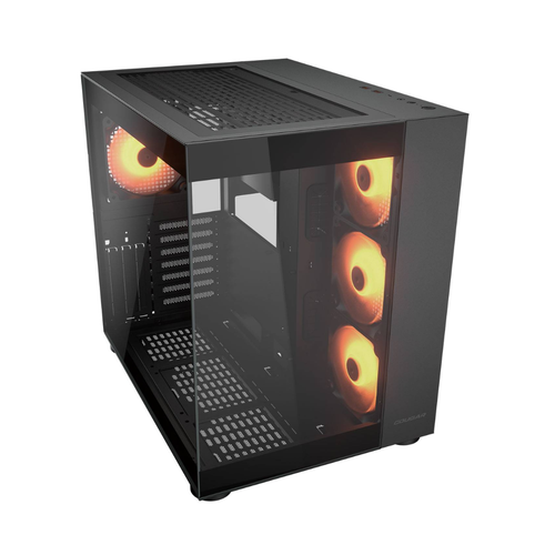 CHASIS COUGAR FV150 RGB - DOBLE CÁMARA | MID TOWER | ARGB | GPU HASTA 400 MM