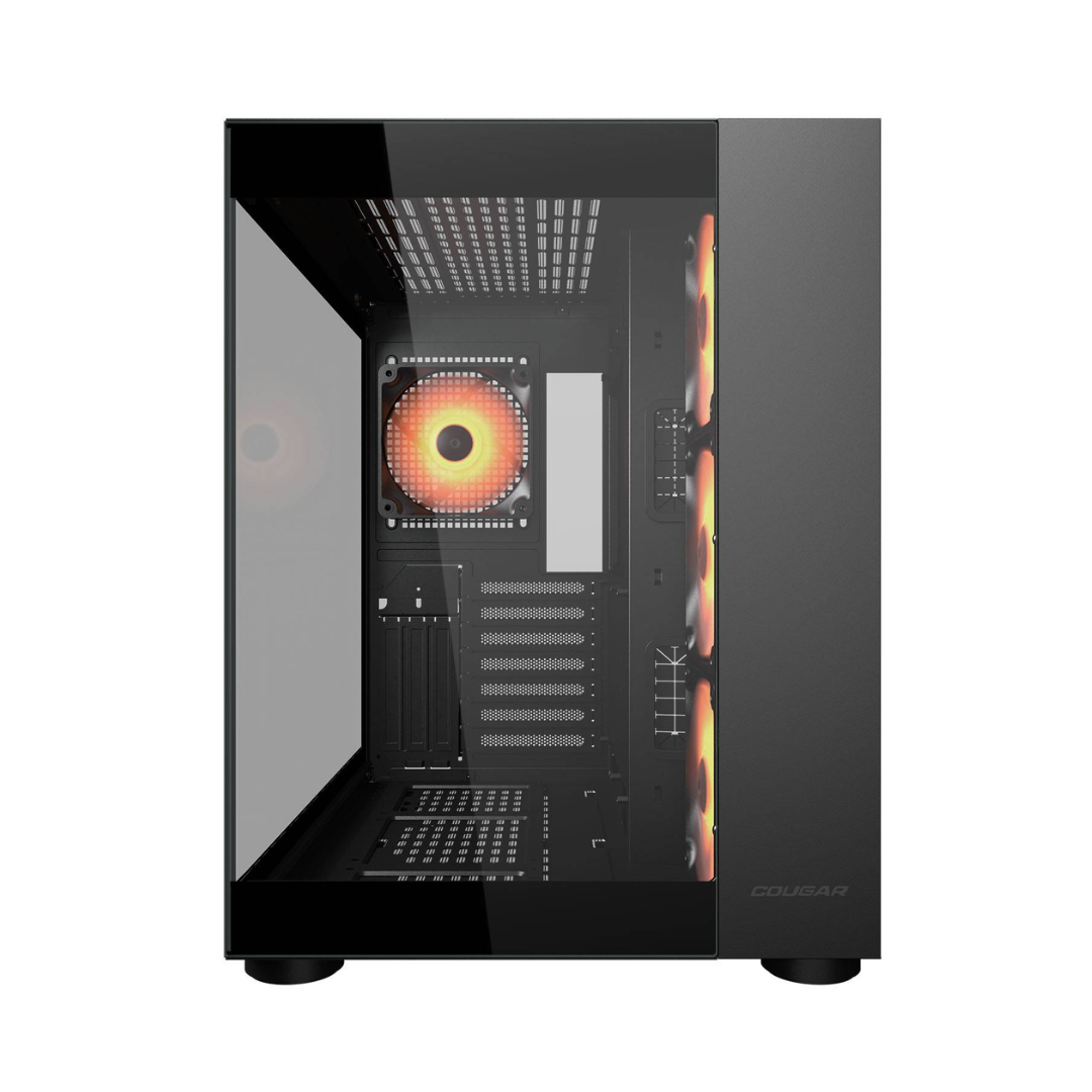 CHASIS COUGAR FV150 RGB - DOBLE CÁMARA | MID TOWER | ARGB | GPU HASTA 400 MM