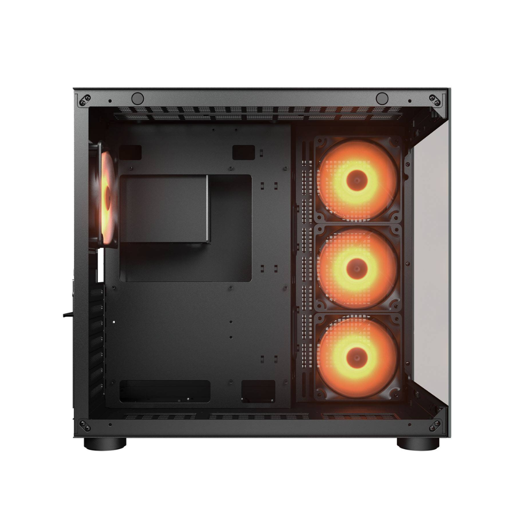 CHASIS COUGAR FV150 RGB - DOBLE CÁMARA | MID TOWER | ARGB | GPU HASTA 400 MM