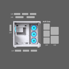 CHASIS COUGAR FV150 RGB - DOBLE CÁMARA | MID TOWER | ARGB | GPU HASTA 400 MM