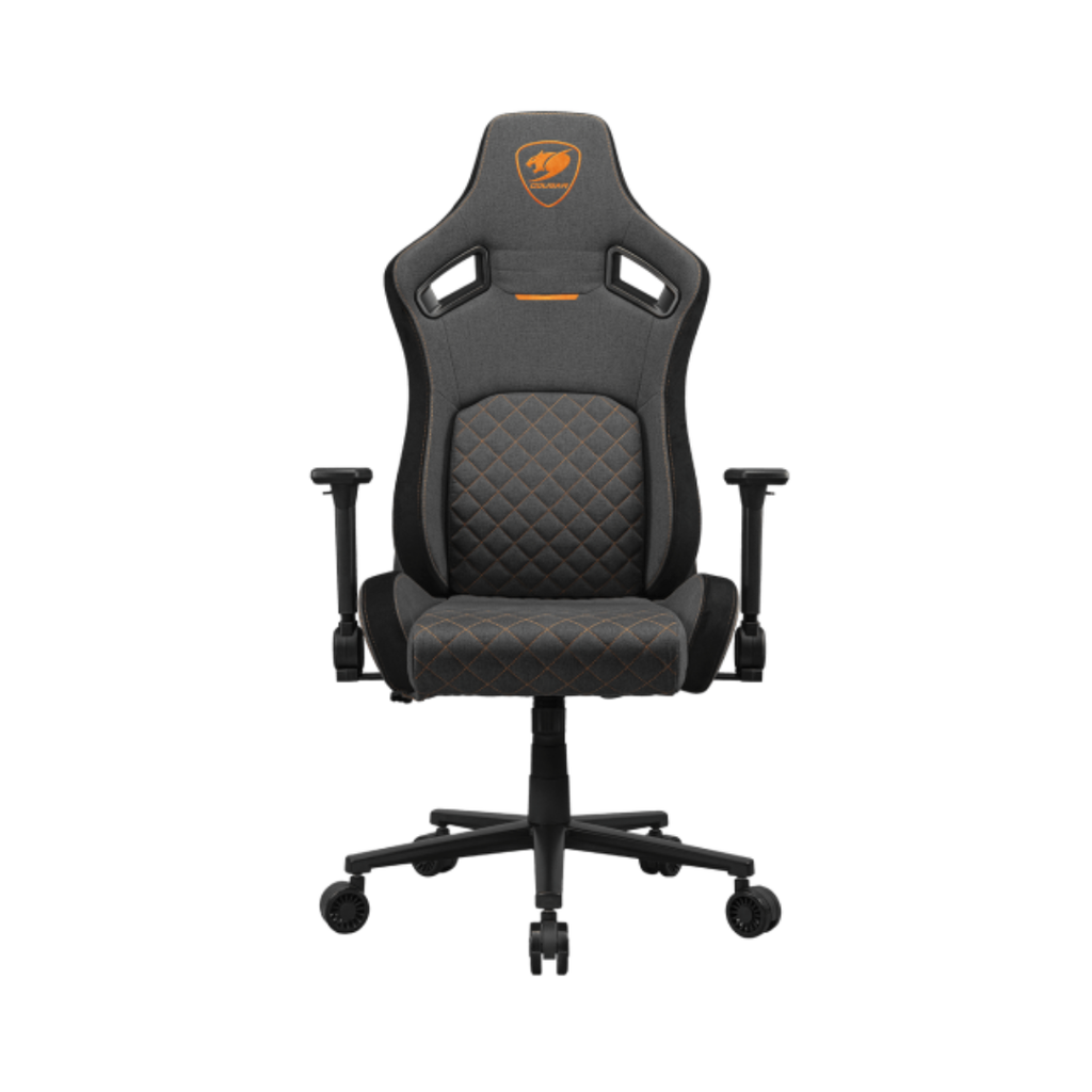 SILLA COUGAR DEFENSOR GRAY F TELA – Ergonómica | Reclinable 155° | Acabado en Tela Premium