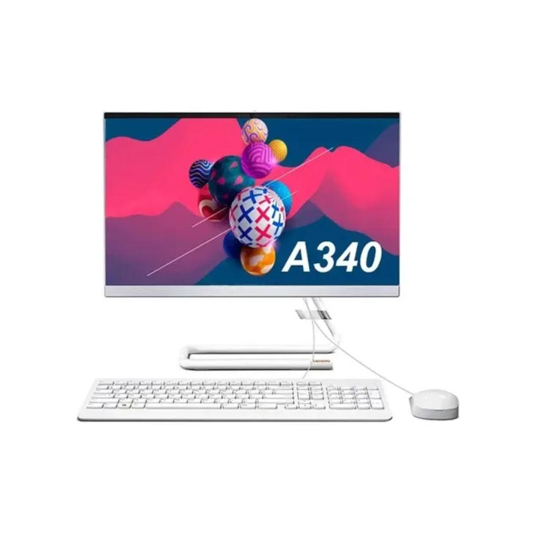 TODO EN UNO LENOVO A340 BLANCO – Intel Pentium Gold | 4GB RAM DDR4 | SSD 256GB