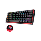 TECLADO REDRAGON FIZZ PRO K616 - MECÁNICO | 60% | RGB | HOT-SWAP | TRI-MODE (USB-C, BLUETOOTH Y 2.4 GHZ)