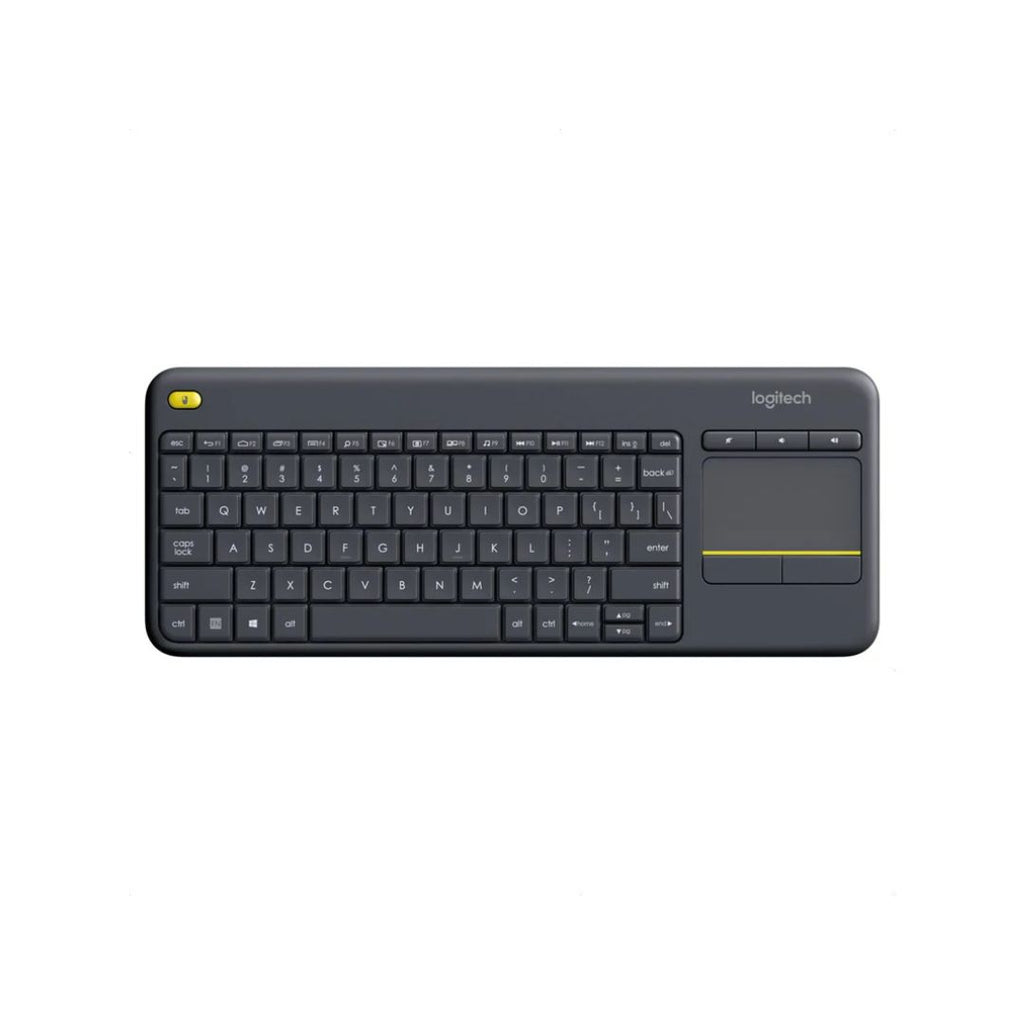 TECLADO LOGITECH K400 PLUS – Inalámbrico | Con Touchpad Integrado | Control Multimedia para TV y PC