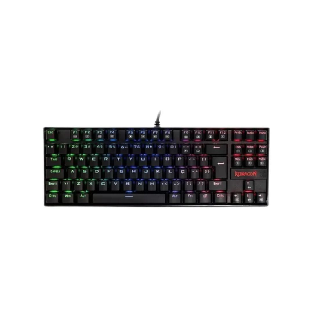 TECLADO MECANICO REDRAGON KUMARA K552 | RGB Compacto Switch Outemu Red USB