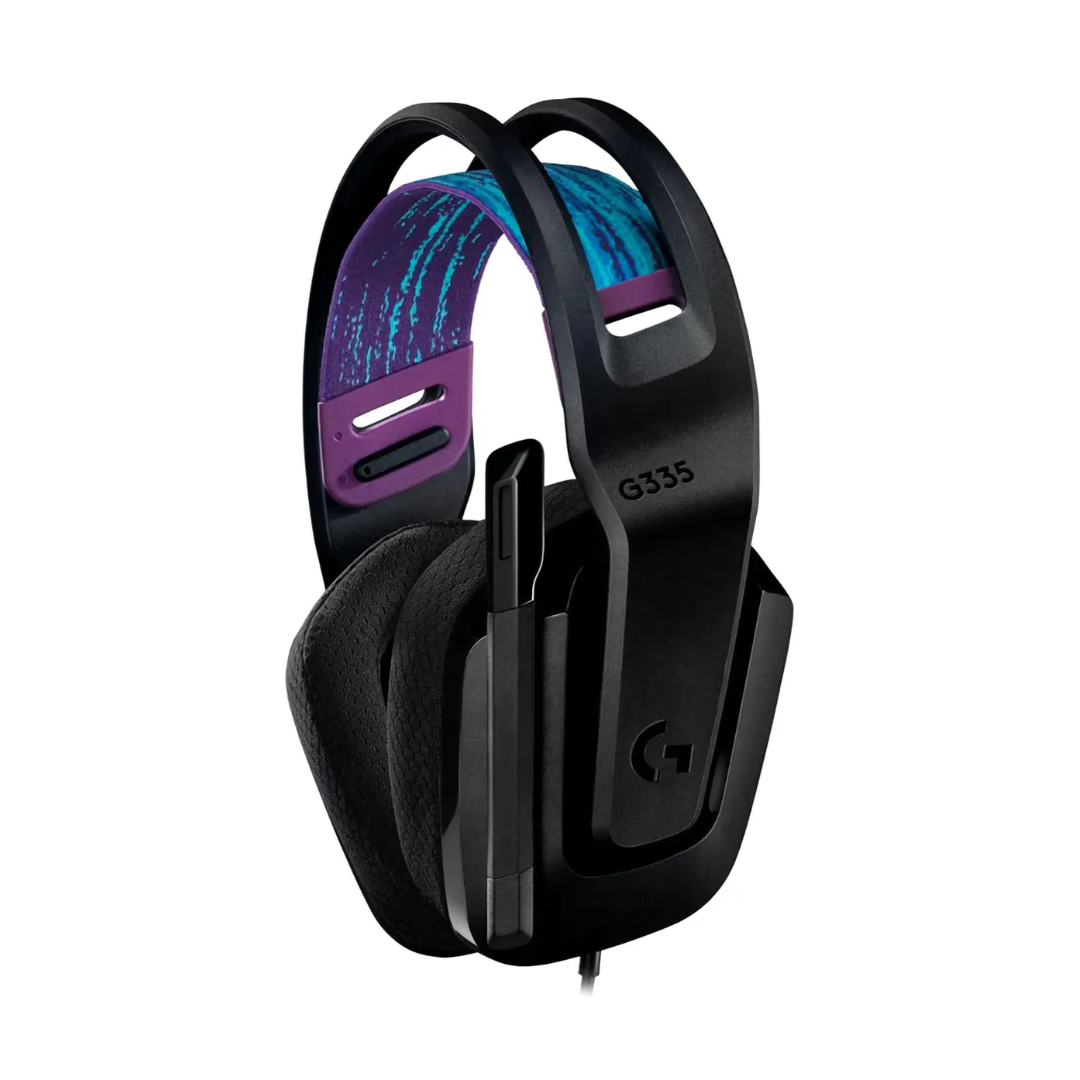 DIADEMA LOGITECH G335 - ALÁMBRICA | DRIVER 40 MM | JACK 3.5 MM | FLIP-TO-MUTE | ULTRALIGERA