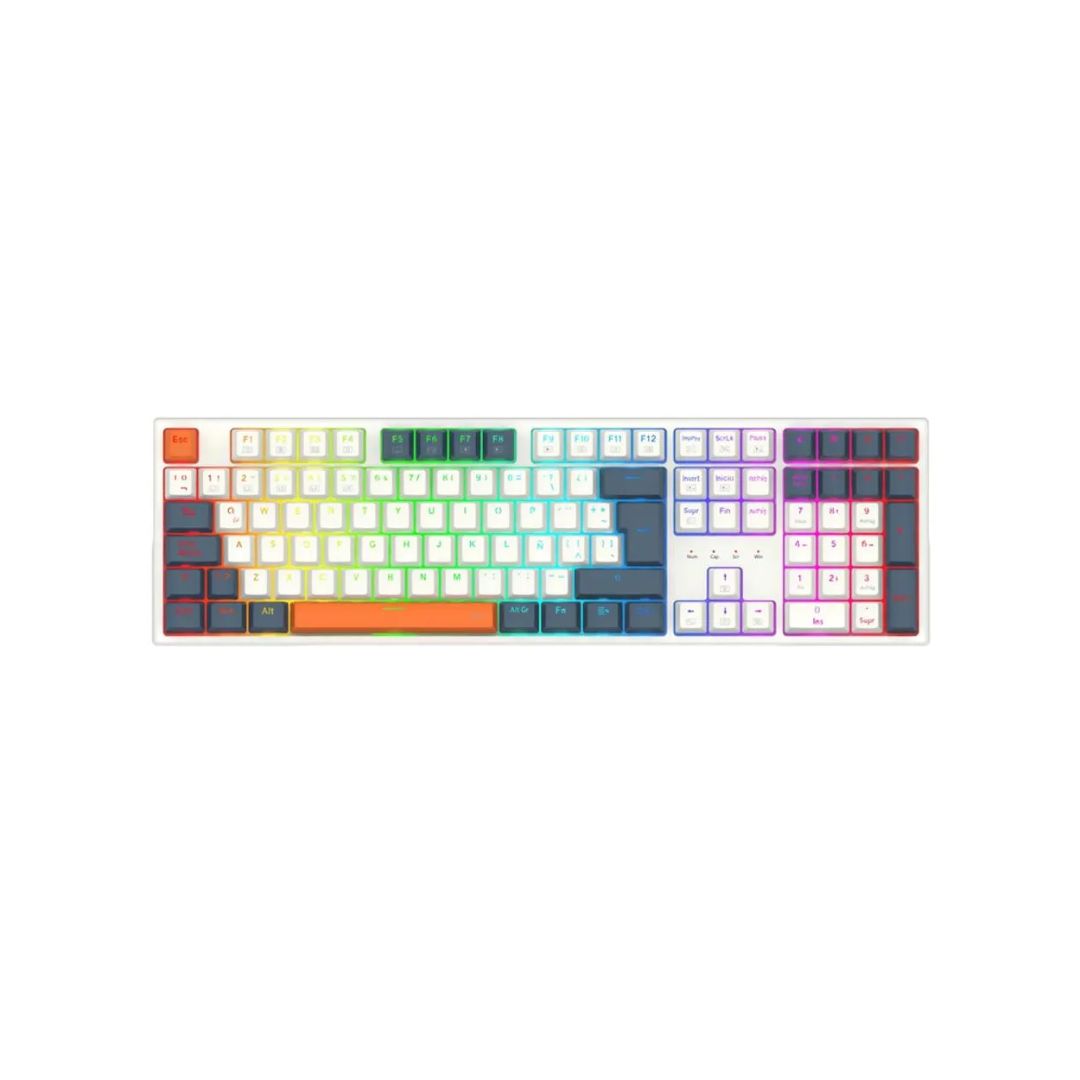TECLADO MECANICO REDRAGON TRUNDLE K668WBO - RGB | Switch Red | USB