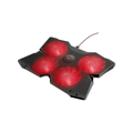 BASE REFRIGERANTE TRUST GXT 1125 YOZU - 4 VENTILADORES | HASTA 17,3" | USB | ALTURA AJUSTABLE | RGB