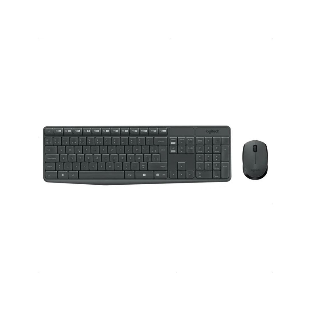 COMBO PERIFÉRICOS LOGITECH MK235 – Inalámbrico | Teclado de Tamaño Completo | Mouse Óptico
