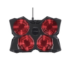 BASE REFRIGERANTE TRUST GXT 1125 YOZU - 4 VENTILADORES | HASTA 17,3" | USB | ALTURA AJUSTABLE | RGB