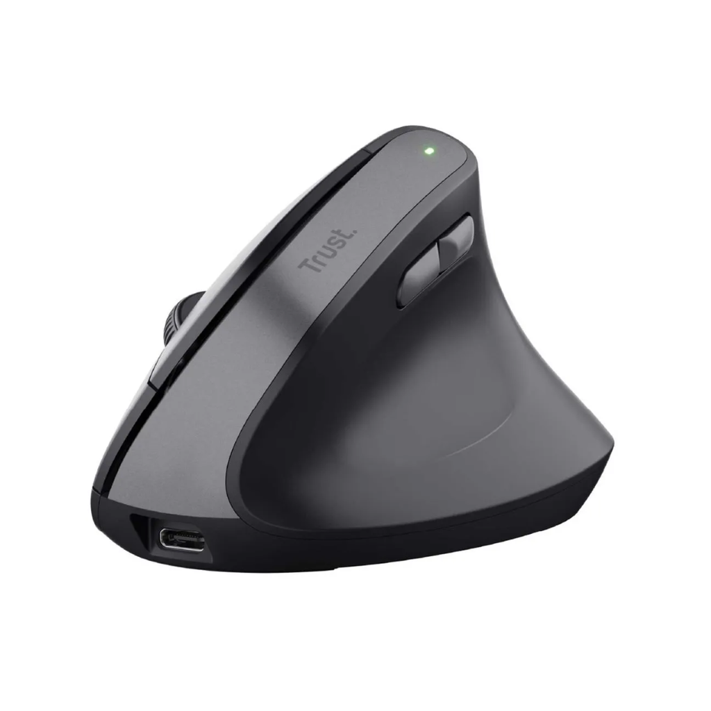 MOUSE TRUST BAYO - ERGONÓMICO | INALÁMBRICO | 2400 DPI | 6 BOTONES | BLUETOOTH | USB