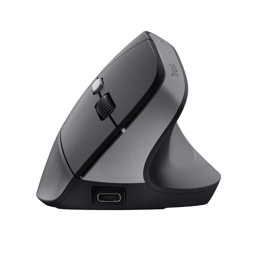MOUSE TRUST BAYO - ERGONÓMICO | INALÁMBRICO | 2400 DPI | 6 BOTONES | BLUETOOTH | USB