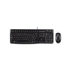 COMBO PERIFÉRICOS LOGITECH MK120 USB – Teclado de Tamaño Completo | Mouse Óptico | Plug & Play