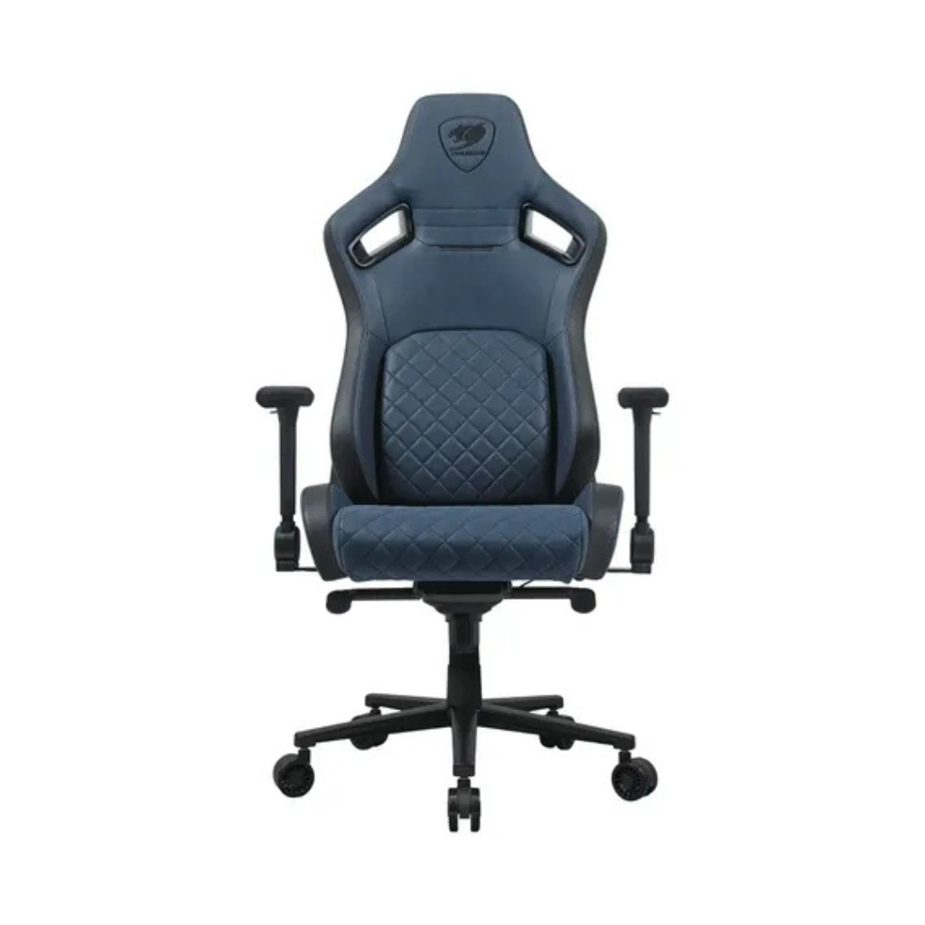 SILLA COUGAR DEFENSOR S NAVY BLUE F – Ergonómica | Reclinable 155° | Diseño Premium