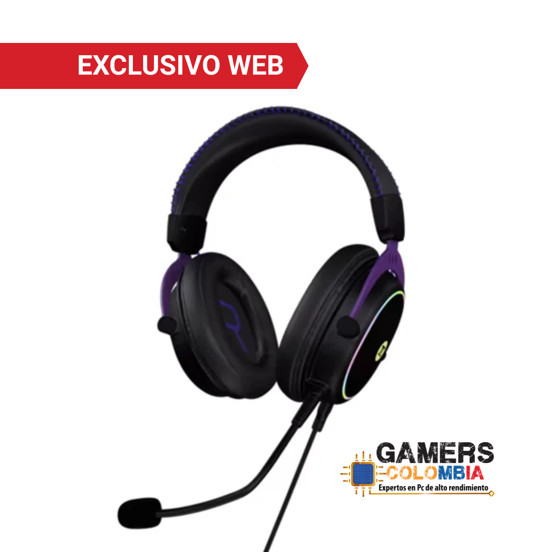 PRIMUS ARCUS PHS-151 – Diadema Gaming Estéreo | 40 mm | Micrófono Flexible