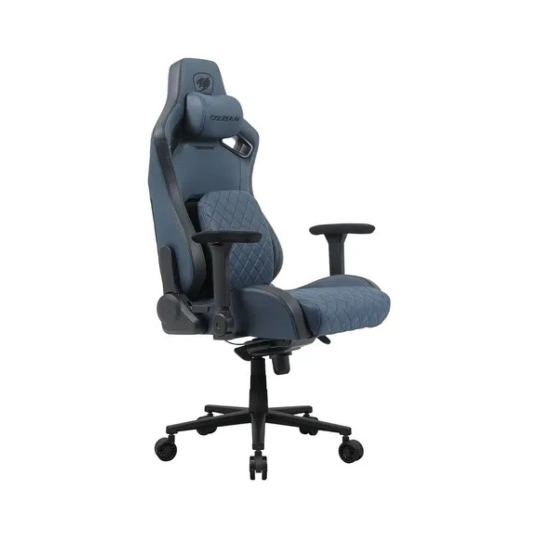 SILLA COUGAR DEFENSOR S NAVY BLUE F – Ergonómica | Reclinable 155° | Diseño Premium