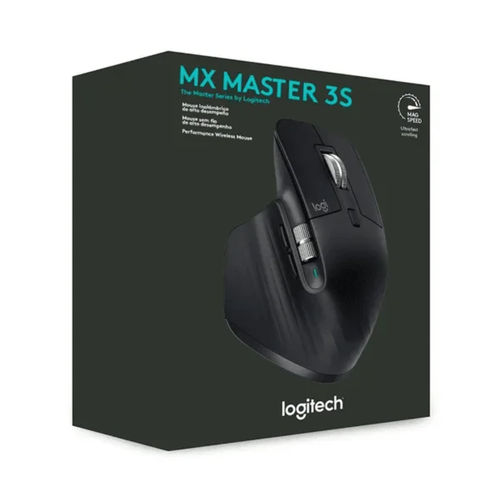 MOUSE LOGITECH MX MASTER 3S - INALÁMBRICO | 8000 DPI | MAGSPEED | BLUETOOTH