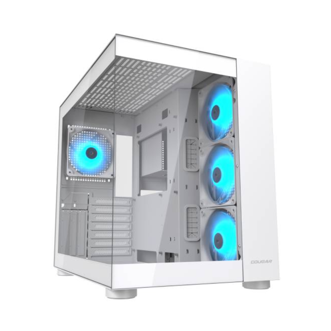 CHASIS COUGAR FV150 RGB - DOBLE CÁMARA | MID TOWER | ARGB | GPU HASTA 400 MM