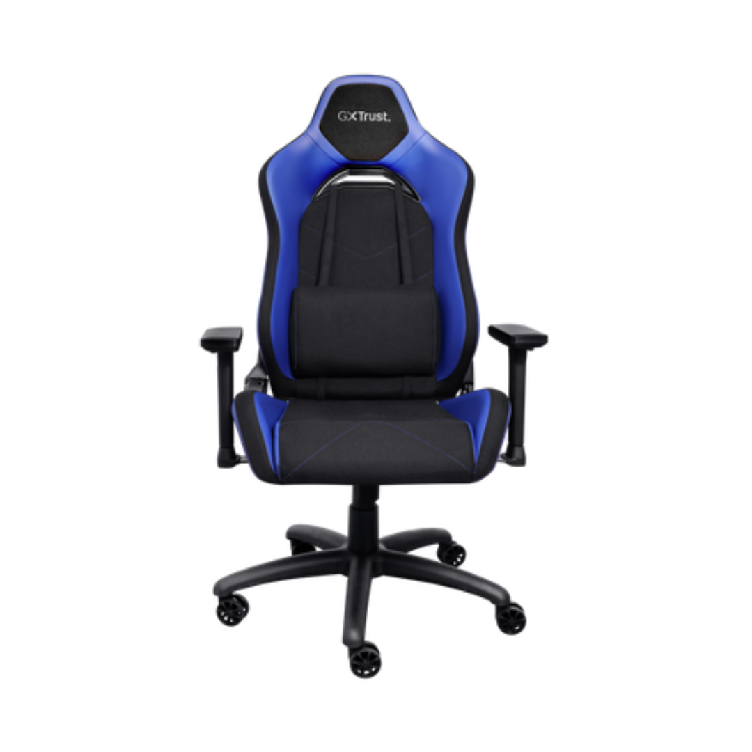 SILLA GAMER TRUST GXT 714B RUYA - ERGONÓMICA | RECLINABLE | REPOSABRAZOS 3D | SOPORTE 150 KG | NEGRO/ROJO