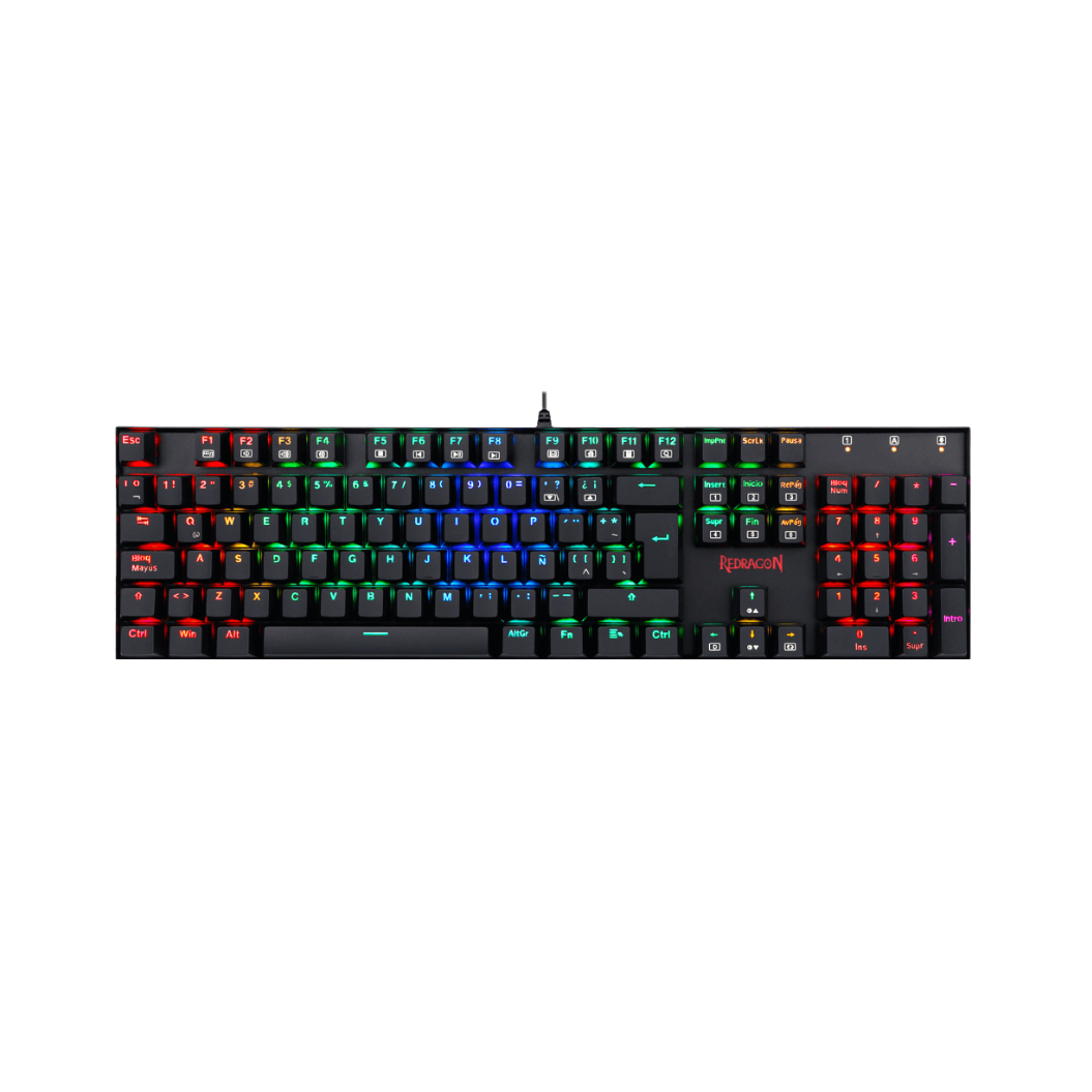Teclado Mecánico Redragon Mitra K551 - RGB Retroiluminado | Switch Outemu Red | USB