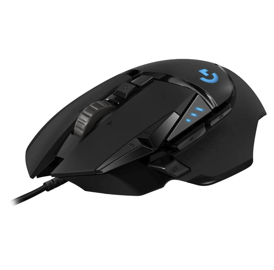 Mouse Gamer Logitech G502 HERO RGB Alámbrico | 25K DPI | 11 Botones Programables