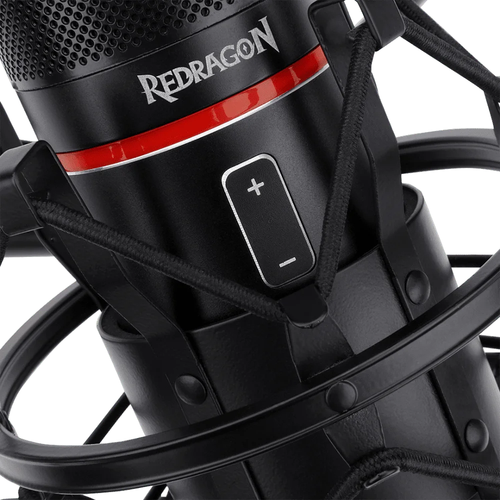 MICRÓFONO Redragon Blazar GM300 – USB | Iluminación RGB | Streaming & Gaming