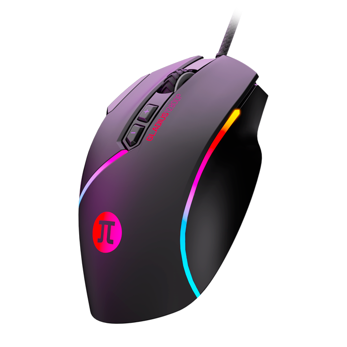 Mouse Gamer Primus Gladius 12800P RGB | 12800 DPI | 8 Botones Programables