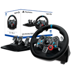 VOLANTE LOGITECH G29 + PEDALES + PALANCA – Force Feedback | Compatible con PS5, PS4 y PC | Experiencia de Conducción Realista
