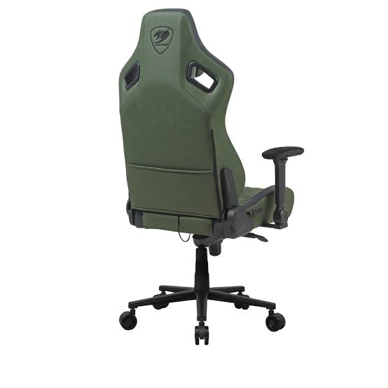 SILLA COUGAR DEFENSOR S ARMY GREEN F – Ergonómica | Reclinable 155° | Diseño Premium